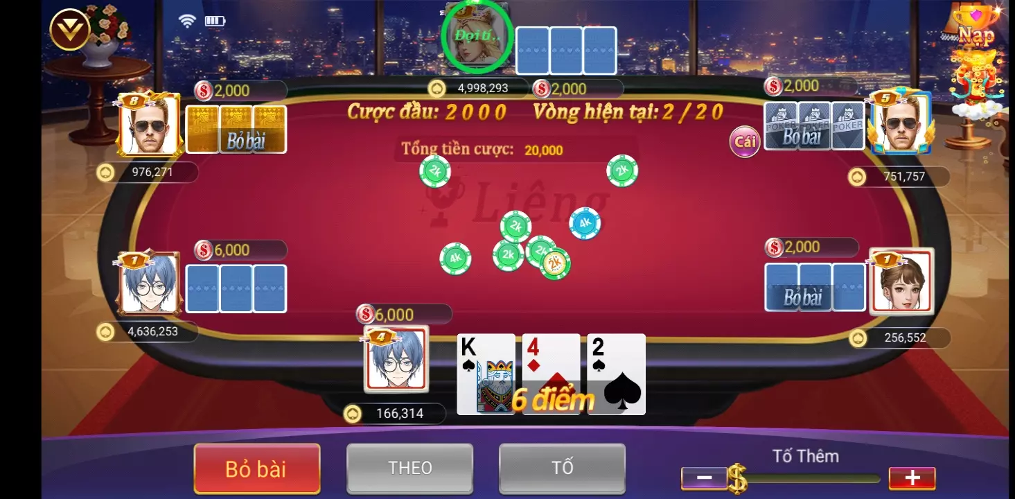 Bài Liêng online có mặt ở hầu hết các sòng bạc trực tuyến