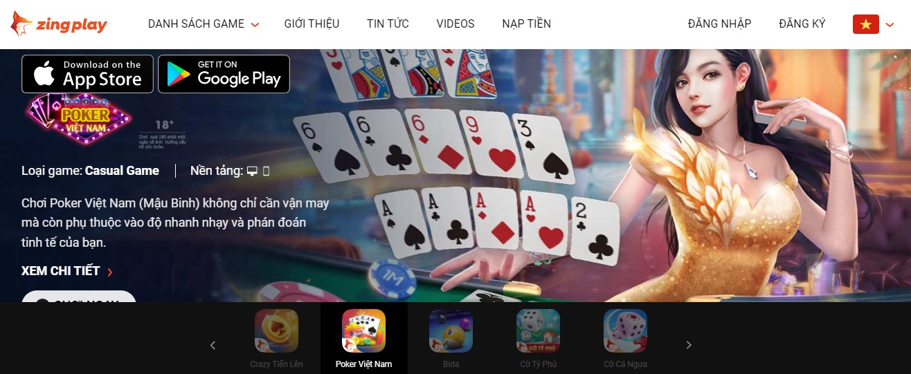 Luật chơi zingplay mậu binh