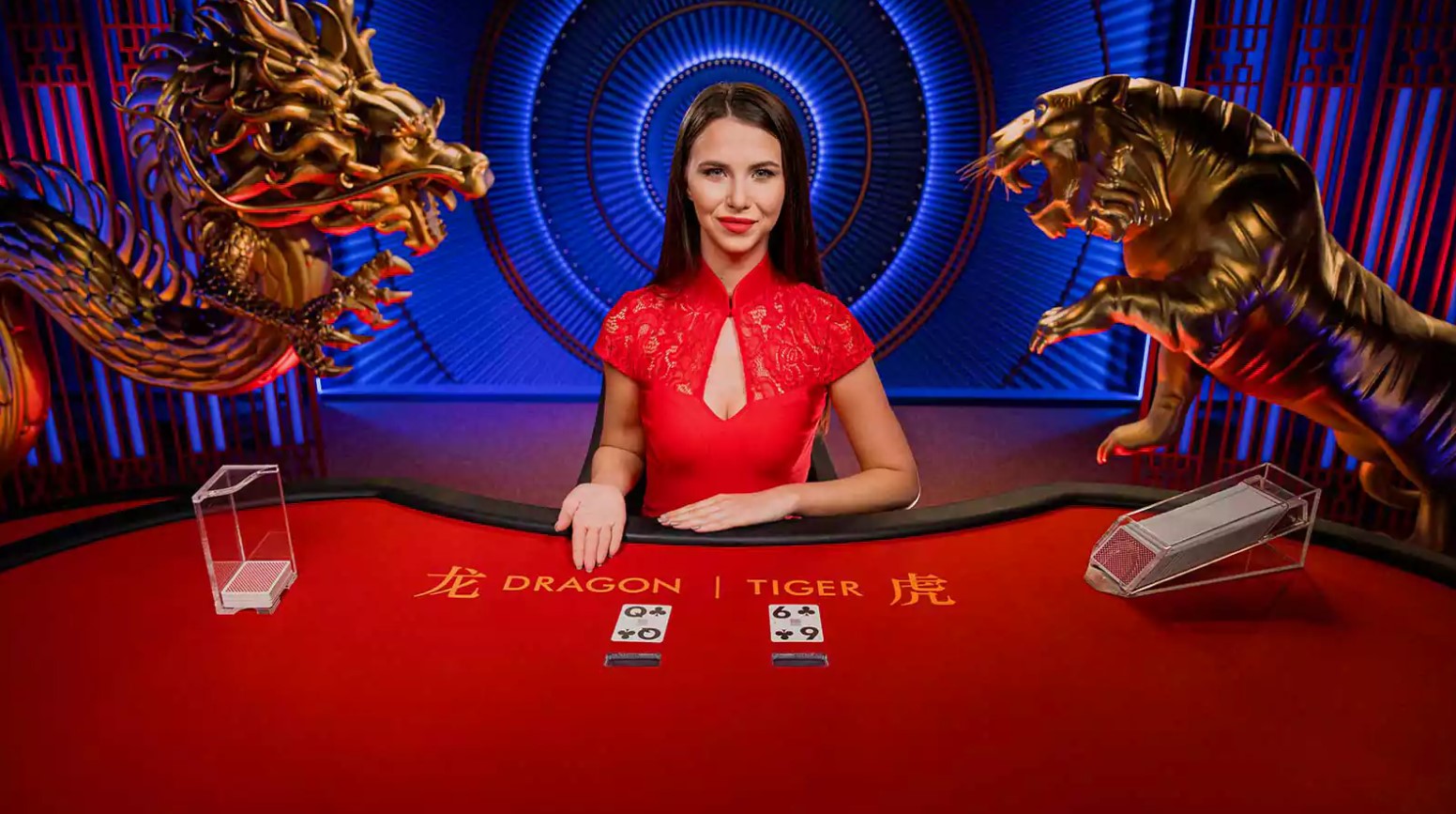 Tên tiếng Anh của game bài casino Rồng hổ là Dragon Tiger