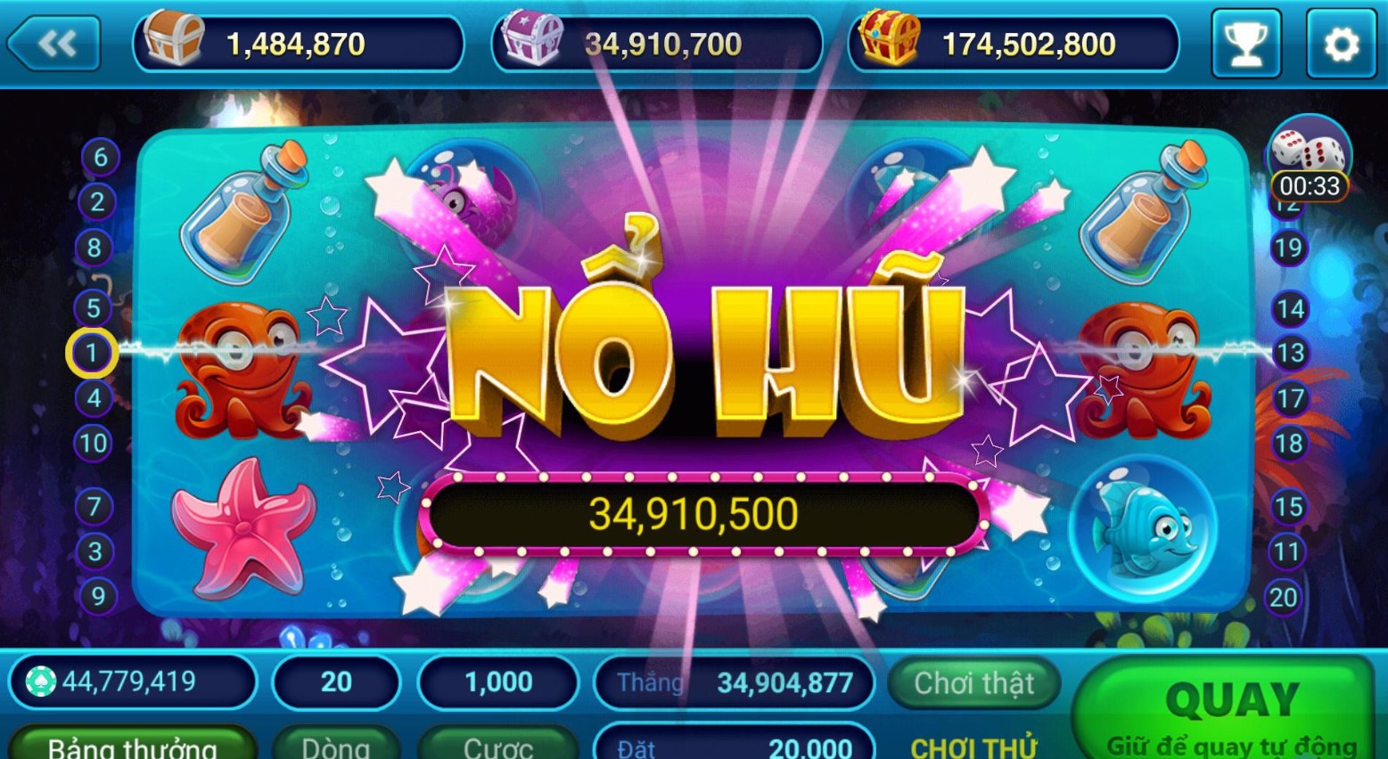 Số lượng game nổ hũ tại nhà cái ngày càng đa dạng và phổ biến