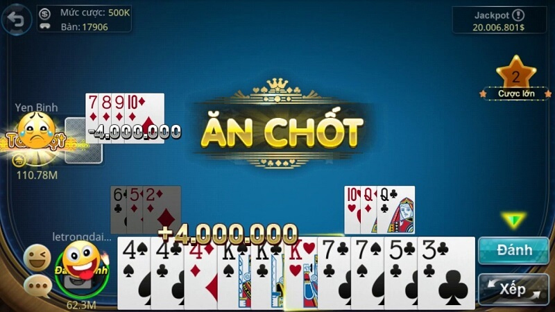 Luật tá lả online thường giống nhau