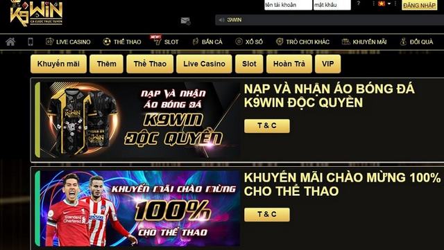 Những loại hình giải trí ấn tượng của 9Win
