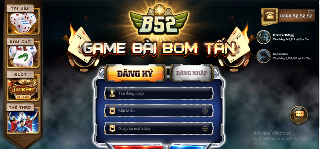 B52 - Game đổi thưởng hấp dẫn nhất 2023