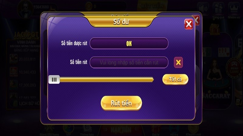 Rút tiền 68 Game Bài