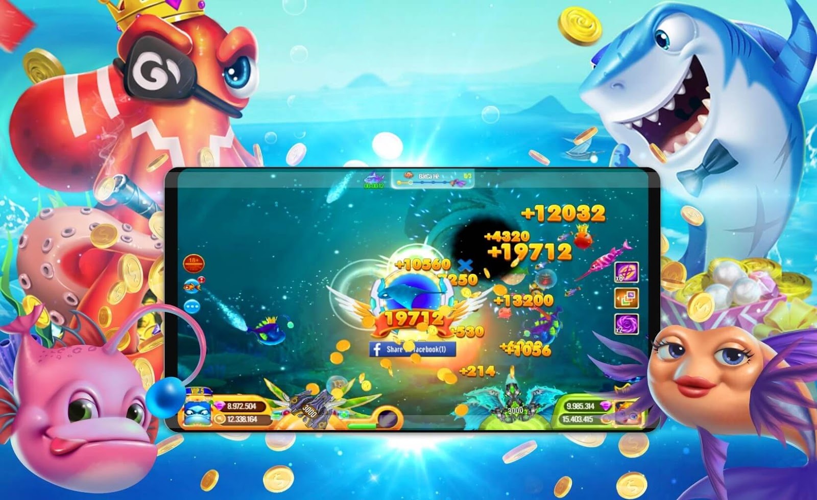Game bắn cá nạp bằng SMS vô cùng tiện lợi