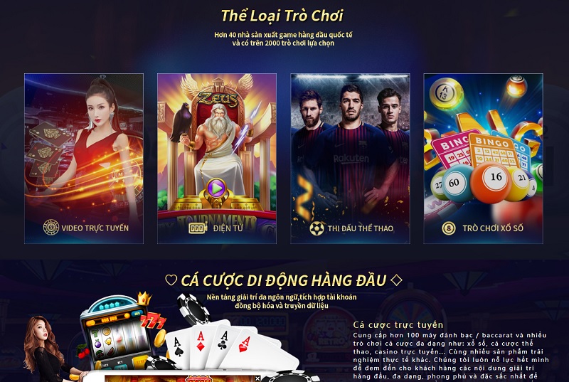 Các game hot có mặt tại QH88