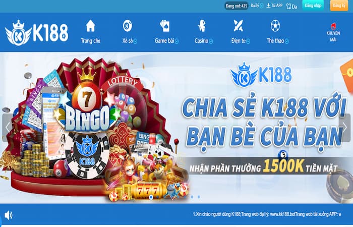 Giới thiệu tổng quan cổng game K188