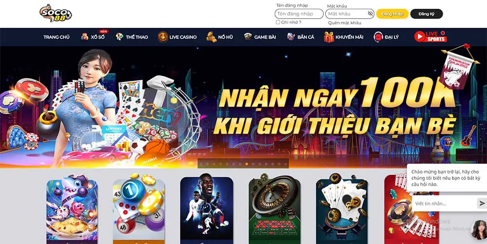 Giới thiệu về nhà cái Soco88
